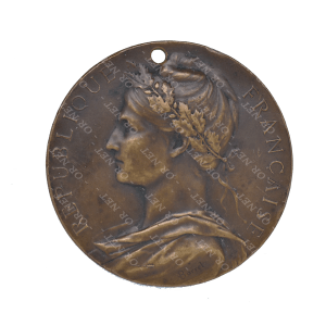 Médaille du ministère du travail, recensement 1906.