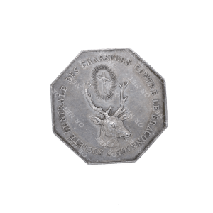 Médaille en argent contre le braconnage 1900