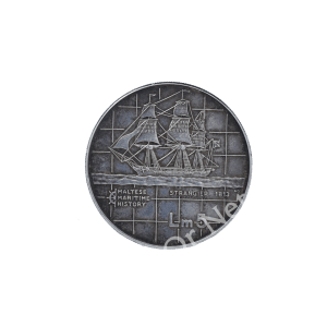 5 Liri Malte 1984 en argent