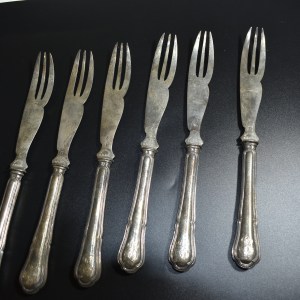 6 fourchettes à poisson