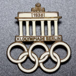 Broche des Jeux Olympiques de Berlin 1936