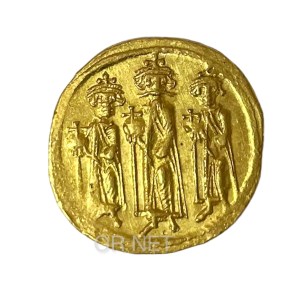 Solidus Byzantin d'Héraclius et ses fils