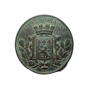 Médaille en cuivre de l'association horticole Lyonnaise
