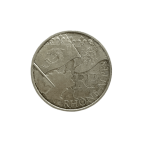 10 euro en argent Rhône-Alpes 2010