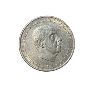 100 Pesetas argent Francisco Franco Caudillo 1966 (Espagne)
