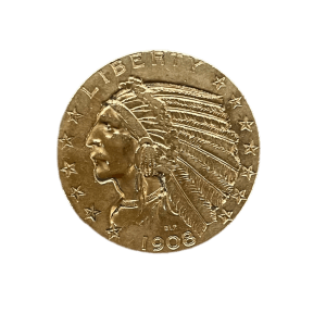 5 Dollars USA type Indien 1908