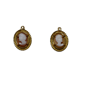 Boucles d'oreilles camée