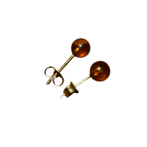 Boucles d'oreilles perles d'ambre