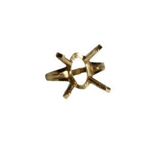 Bague neutre pour pierre à sertir