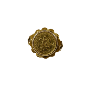 Dos Pesos montée sur bague florale