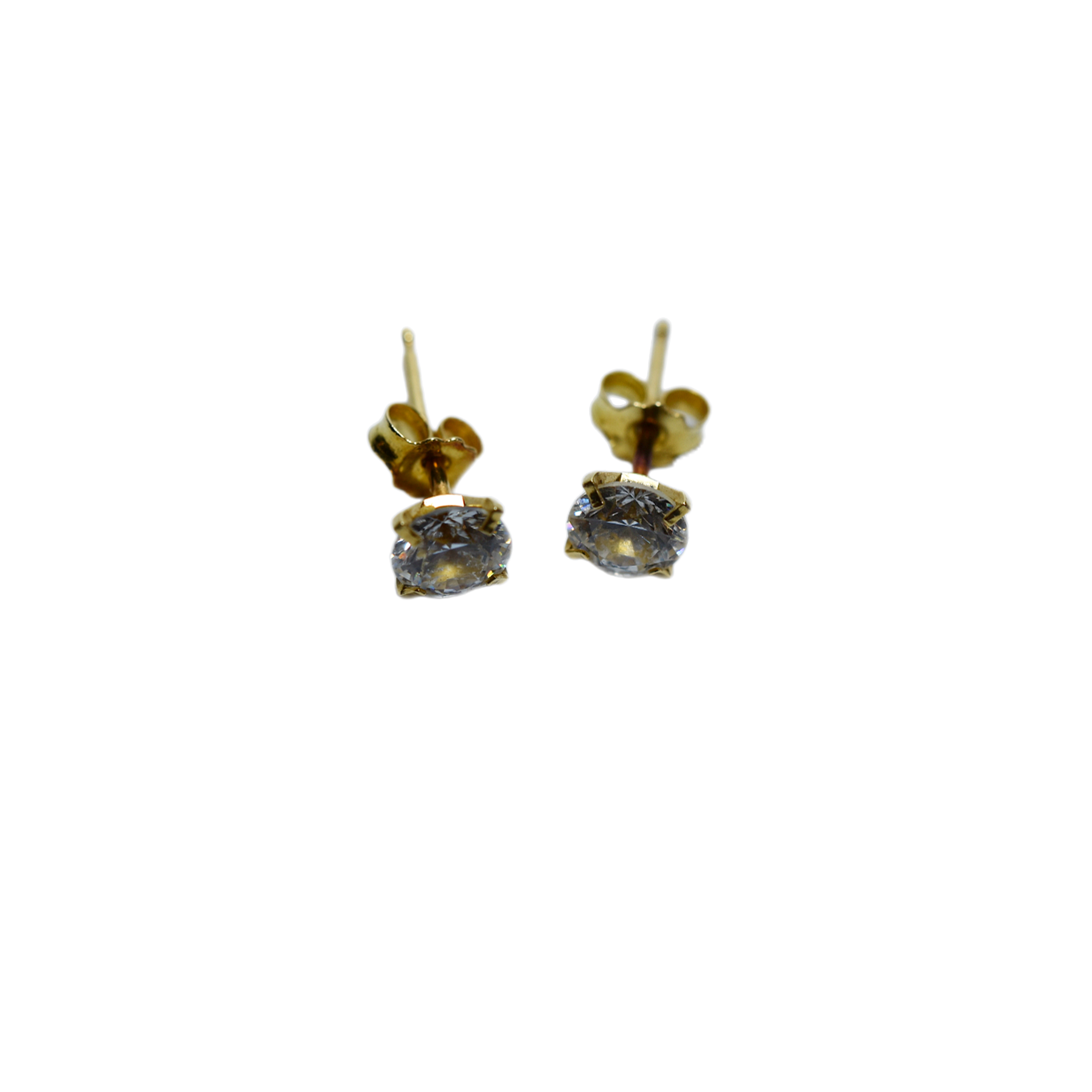 Boucles d'oreilles or 750 brillant – Image 4