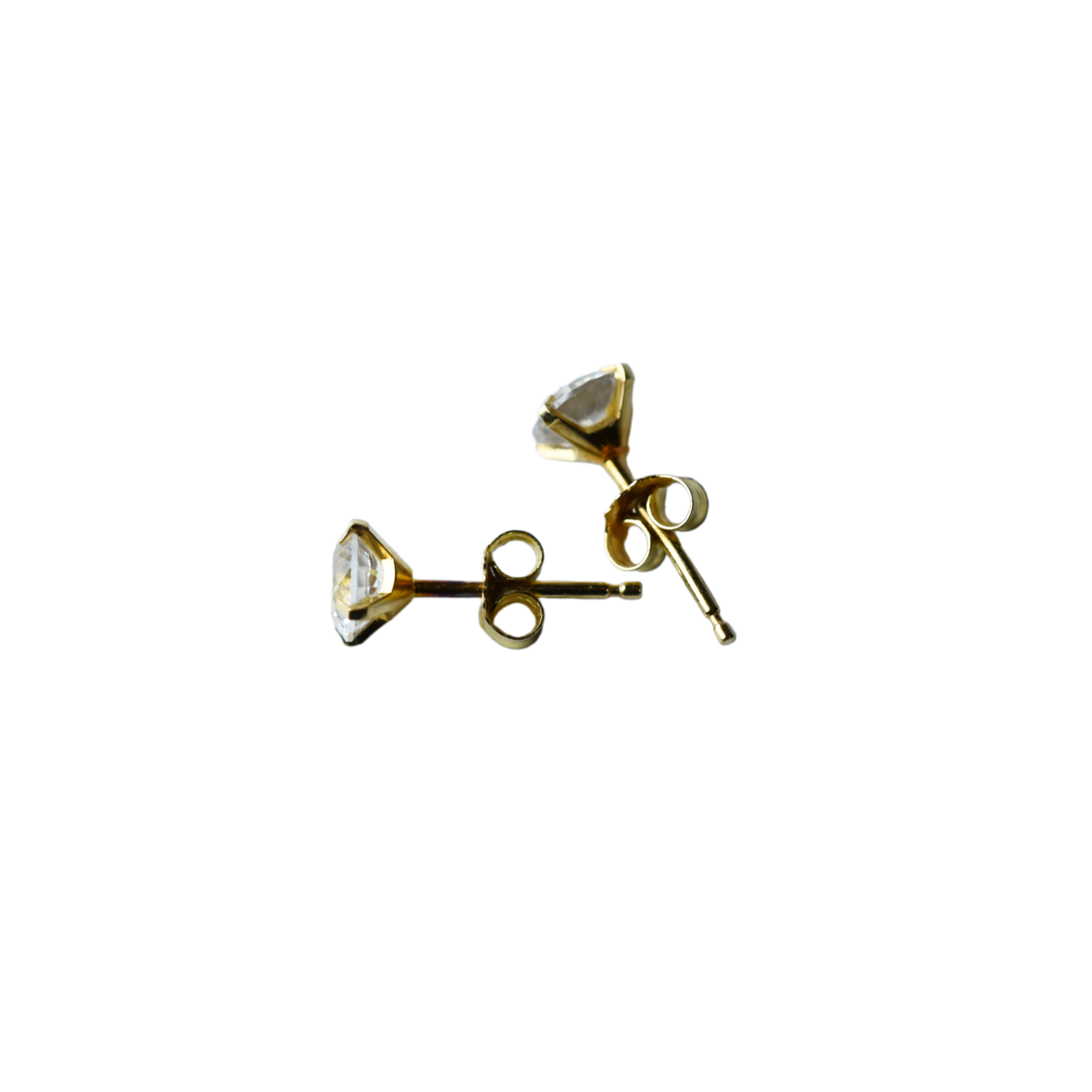 Boucles d'oreilles or 750 brillant – Image 3
