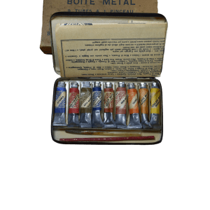 Boîte d'aquarelle Bourgeois Ainé (fin XIXème, début XXème siècle)