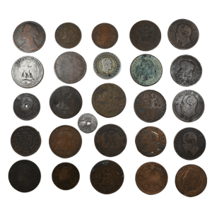 Lot de monnaies du XIXème siècle de la République Française