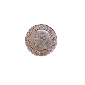 2 centimes Napoléon III 1854 D