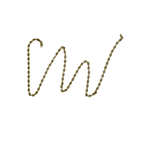Collier or 750 Grains de café