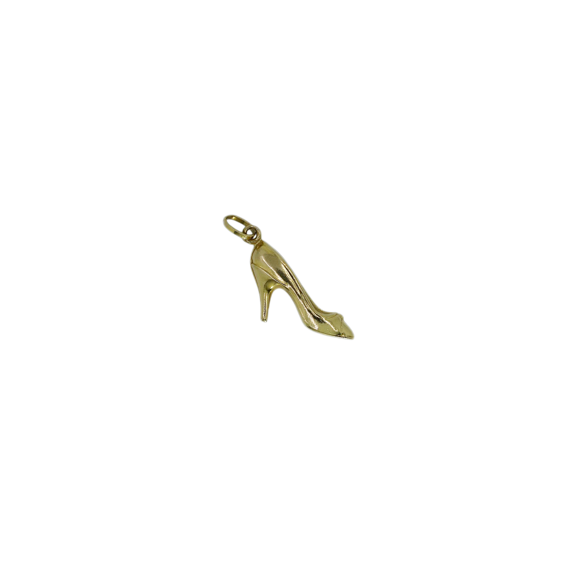 Pendentif or 750 Escarpin