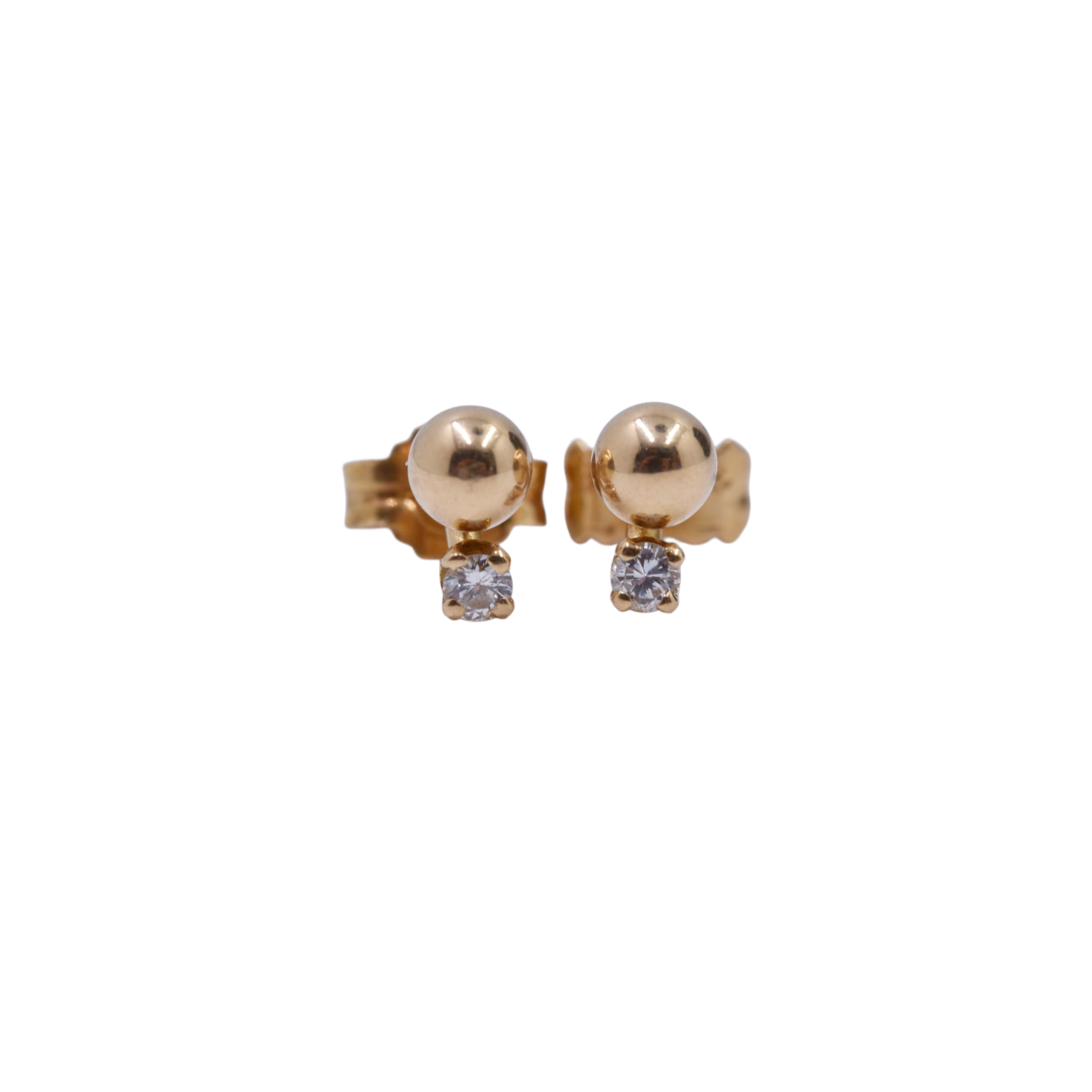 Boucles d'oreilles or 750 Diamants