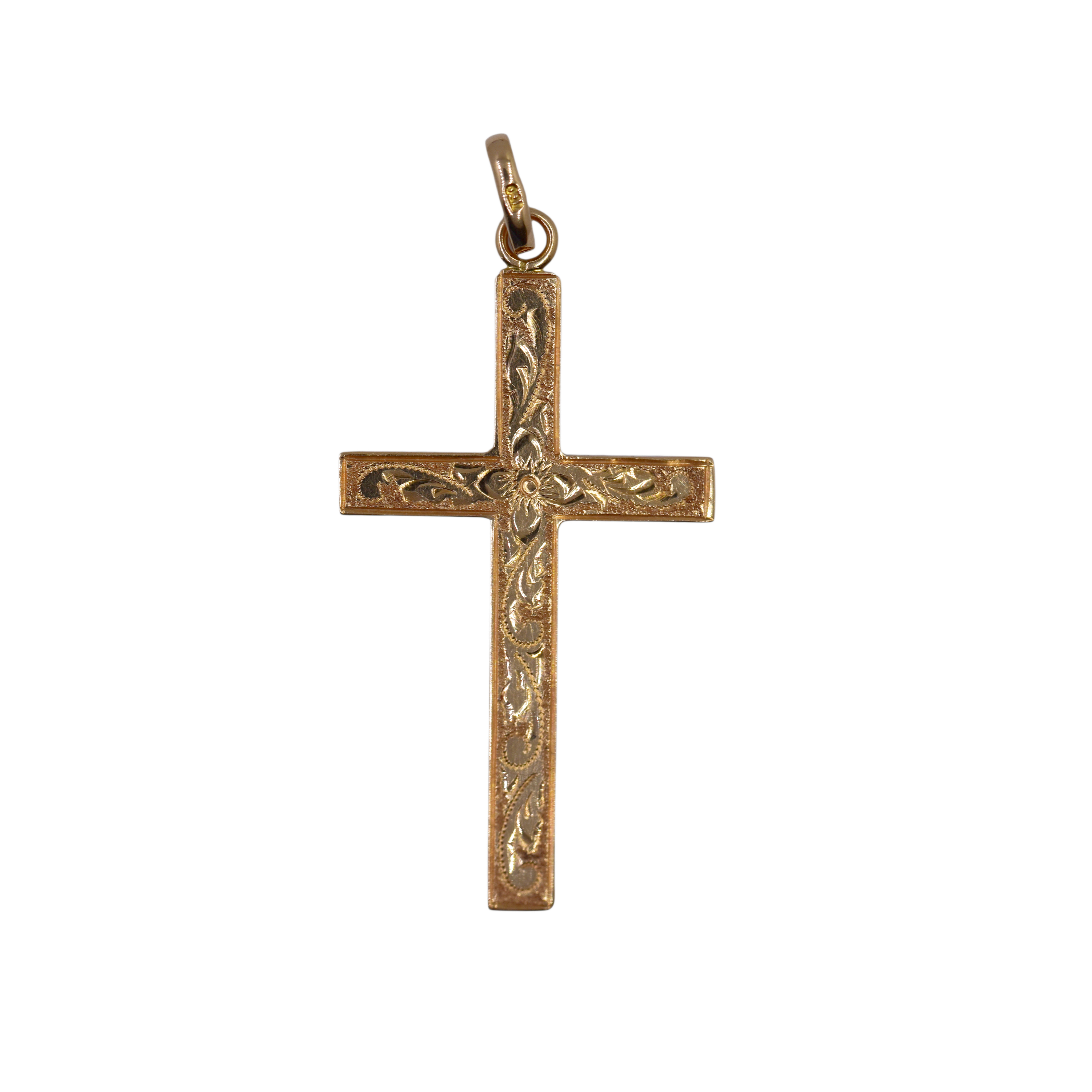Pendentif Or 750 Croix religieuse